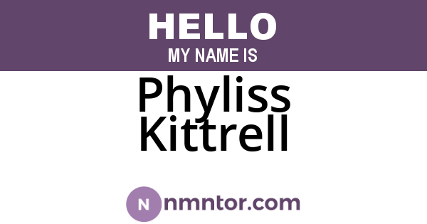 Phyliss Kittrell