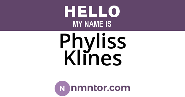 Phyliss Klines