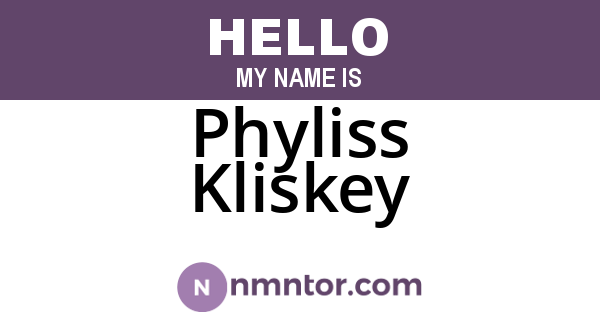 Phyliss Kliskey