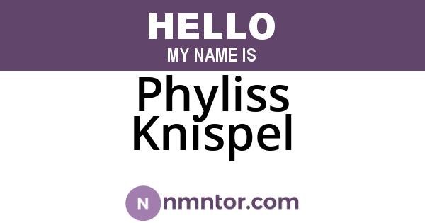 Phyliss Knispel