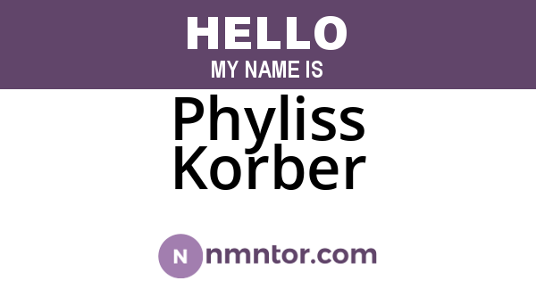 Phyliss Korber