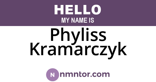 Phyliss Kramarczyk