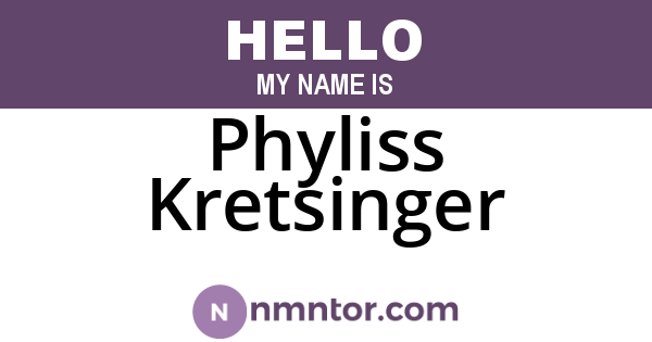 Phyliss Kretsinger