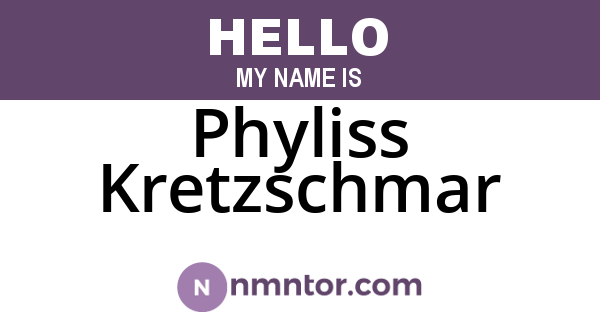 Phyliss Kretzschmar