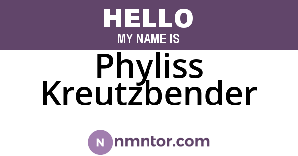 Phyliss Kreutzbender