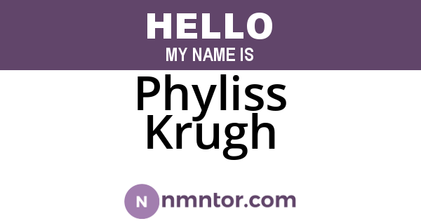 Phyliss Krugh