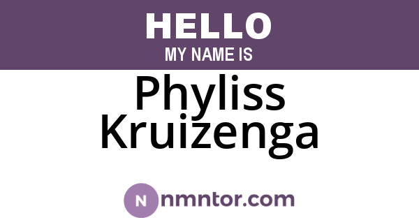 Phyliss Kruizenga