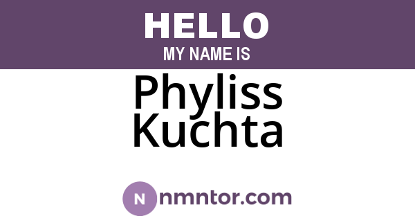 Phyliss Kuchta