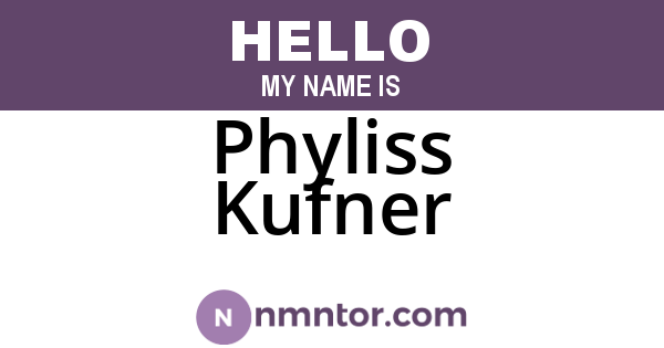 Phyliss Kufner