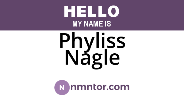 Phyliss Nagle