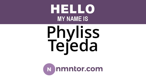 Phyliss Tejeda