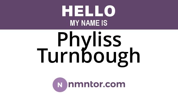 Phyliss Turnbough