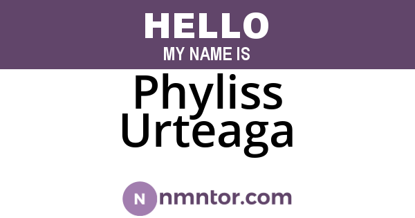 Phyliss Urteaga