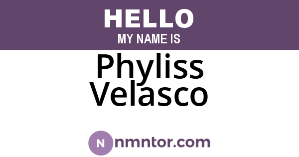 Phyliss Velasco