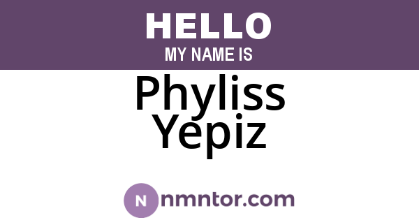 Phyliss Yepiz