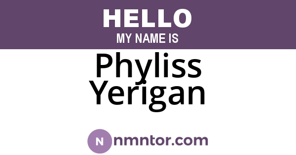 Phyliss Yerigan