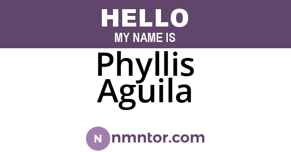Phyllis Aguila