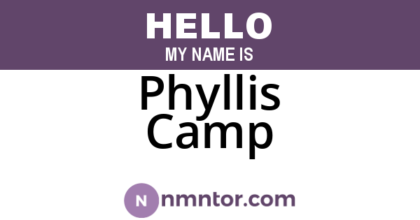 Phyllis Camp