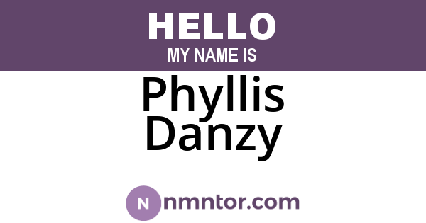 Phyllis Danzy