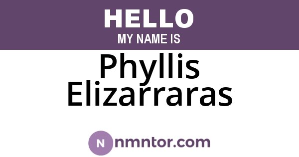 Phyllis Elizarraras