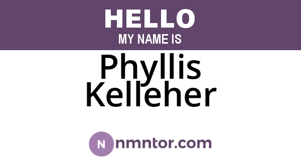 Phyllis Kelleher