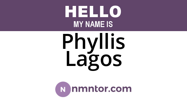 Phyllis Lagos