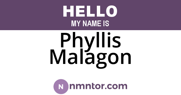 Phyllis Malagon