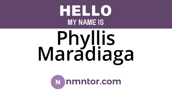 Phyllis Maradiaga