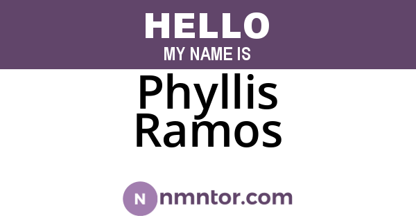 Phyllis Ramos