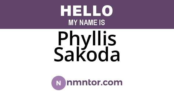 Phyllis Sakoda