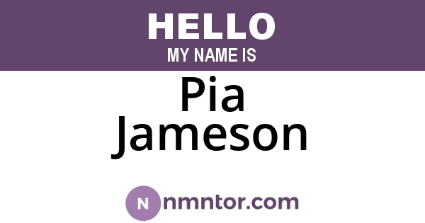Pia Jameson