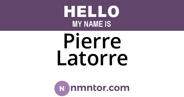 Pierre Latorre