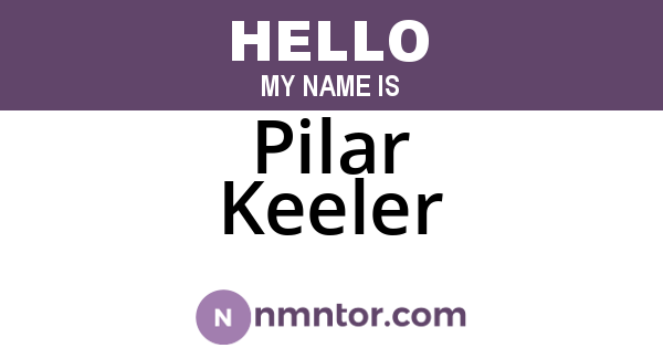 Pilar Keeler