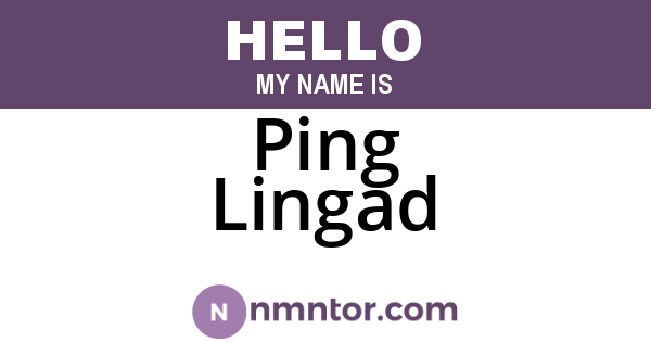 Ping Lingad