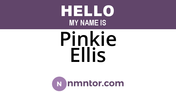 Pinkie Ellis