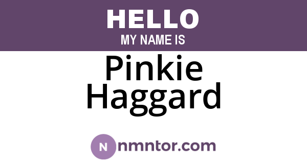 Pinkie Haggard