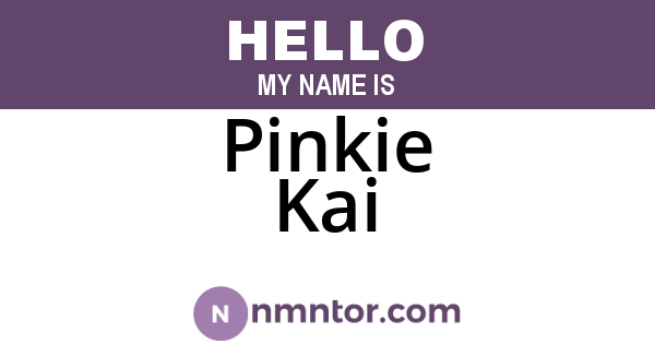 Pinkie Kai