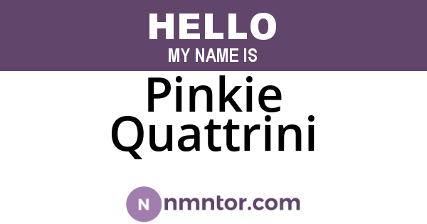 Pinkie Quattrini