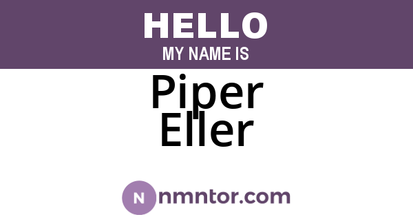 Piper Eller