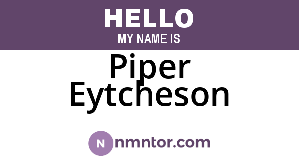 Piper Eytcheson
