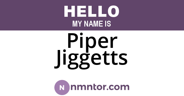 Piper Jiggetts