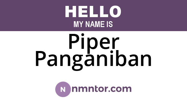 Piper Panganiban
