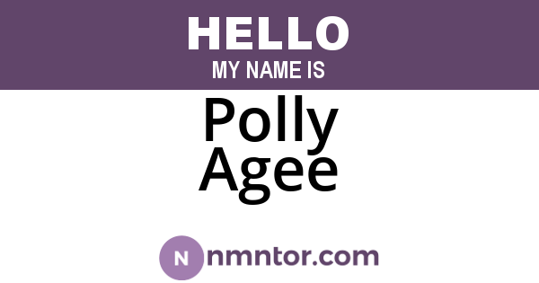 Polly Agee