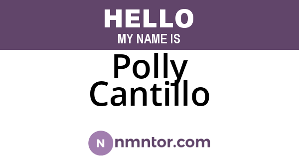 Polly Cantillo