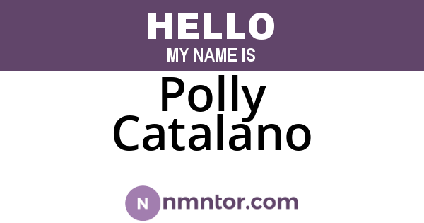 Polly Catalano