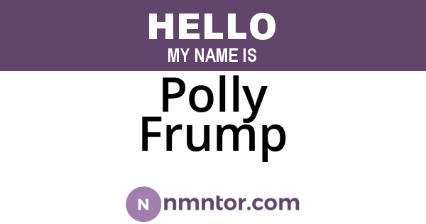 Polly Frump