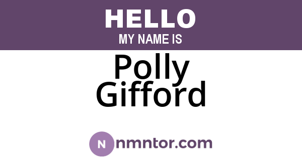 Polly Gifford