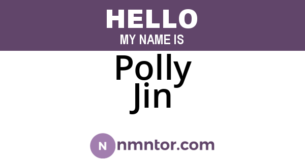 Polly Jin