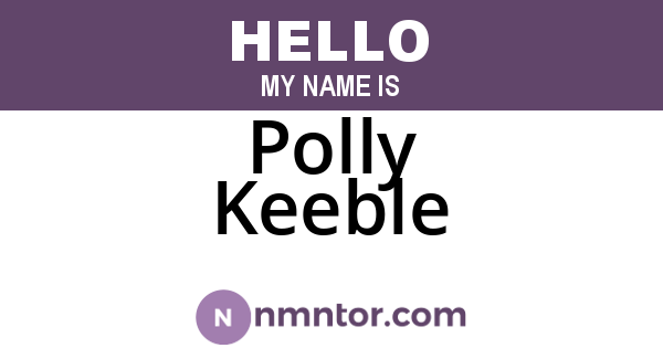 Polly Keeble