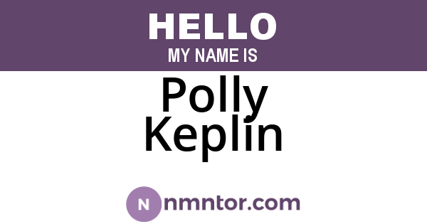 Polly Keplin